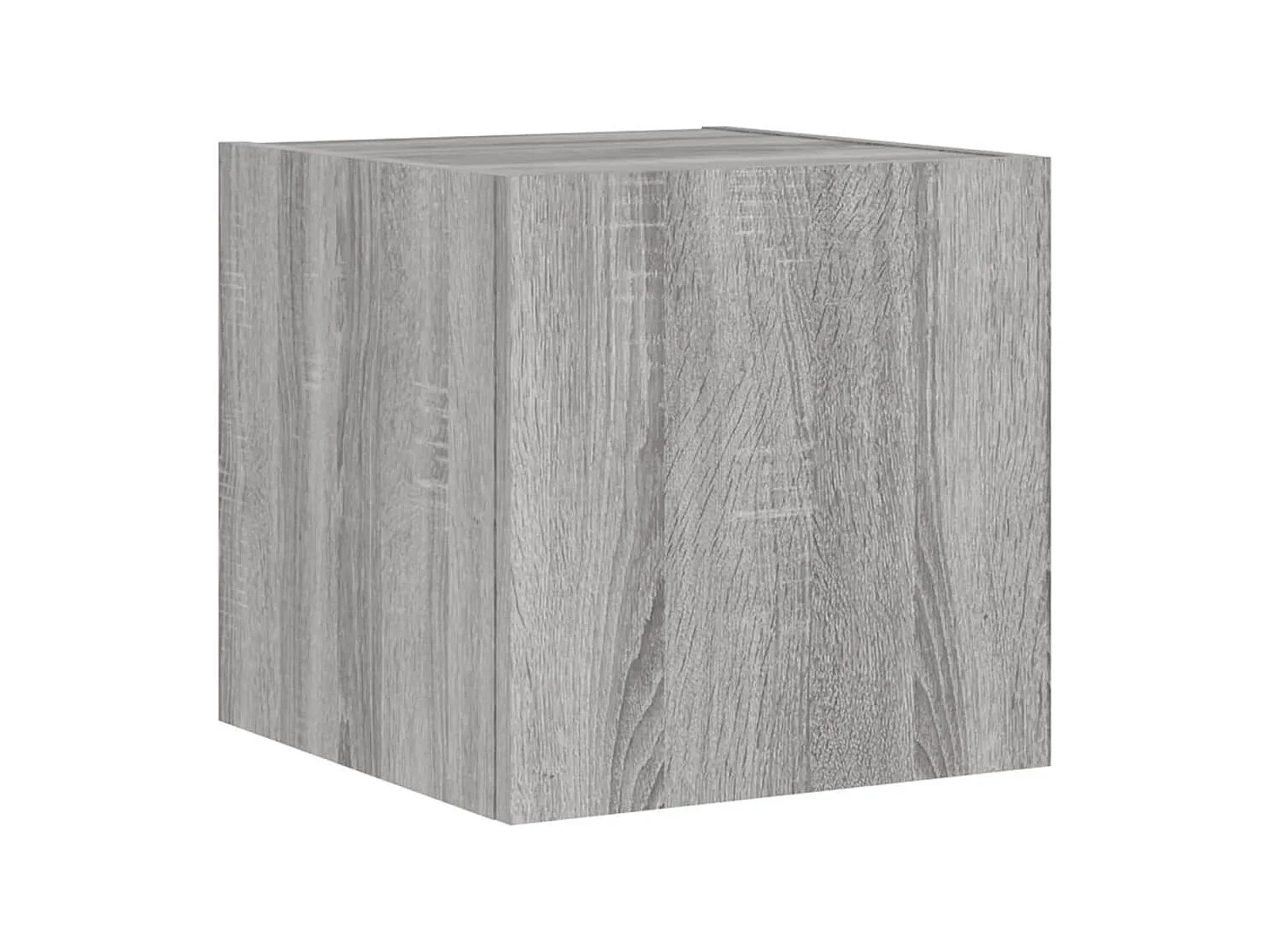 Gerben  Meuble TV mural avec lumières LED sonoma gris 30,5x35x30 cm