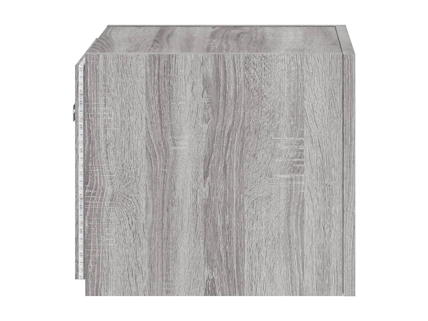 Gerben  Meuble TV mural avec lumières LED sonoma gris 30,5x35x30 cm