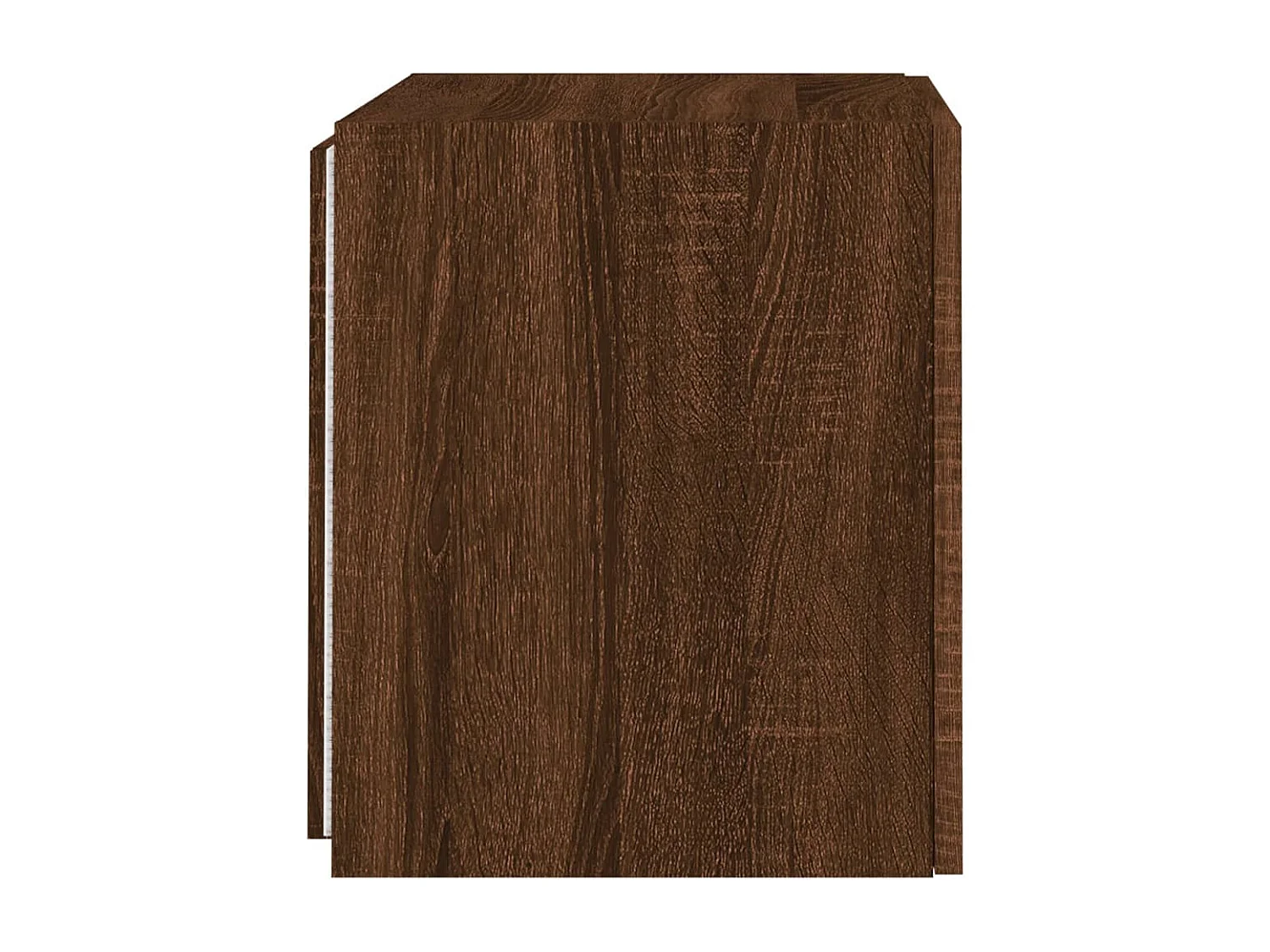 Gerben  Meuble TV mural avec lumières LED chêne marron 40,5x35x40 cm