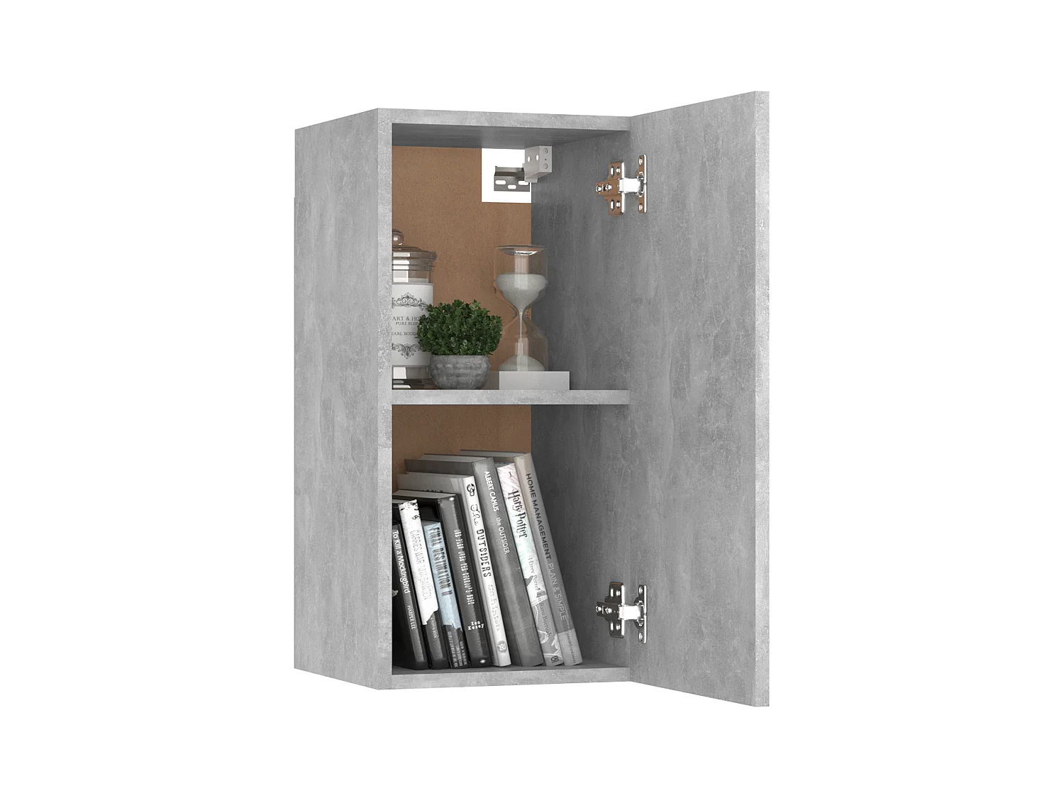 Hoeselt  Tv-meubelen 2 st 30,5x30x60 cm bewerkt hout betongrijs