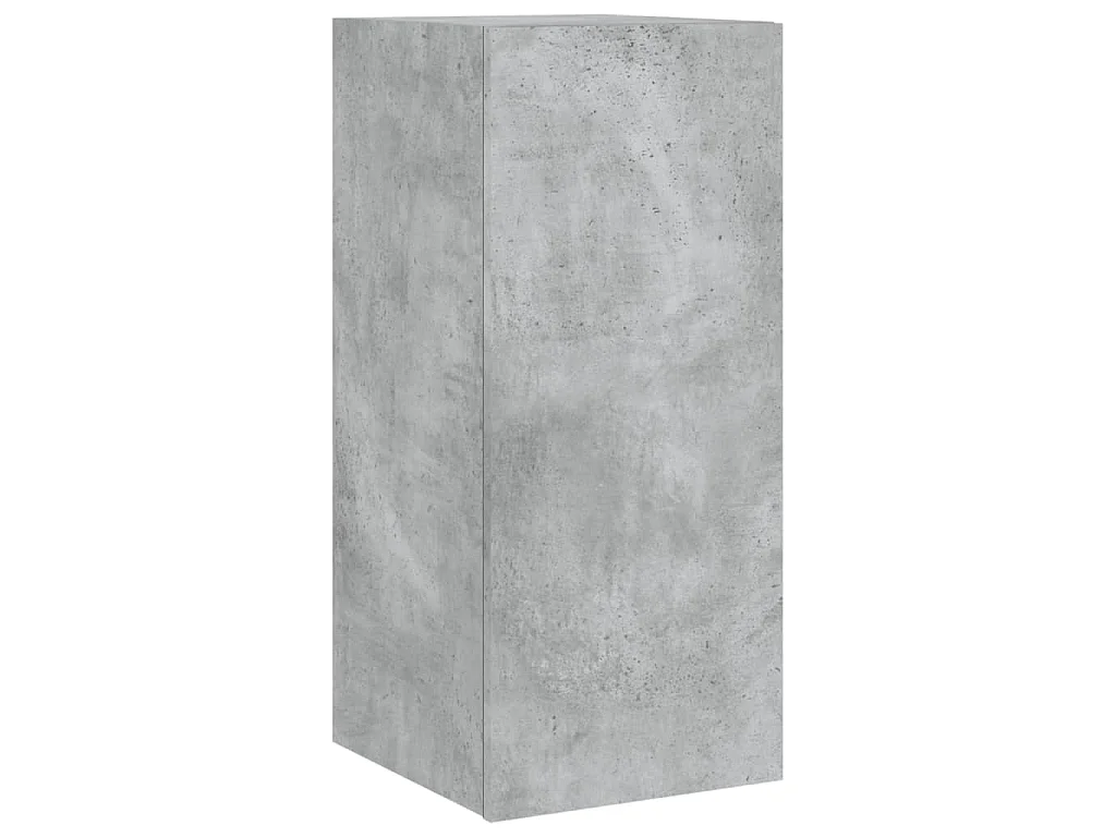 Gerben  Tv-wandmeubel met LED-verlichting 30,5x35x70 cm betongrijs