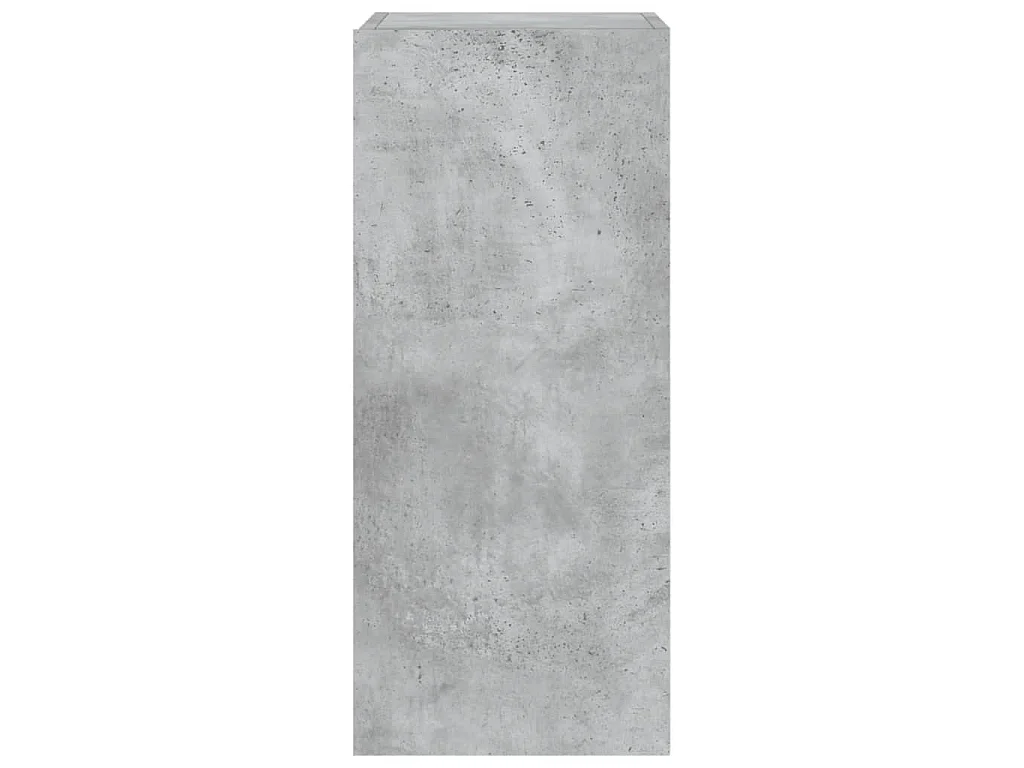 Gerben  Tv-wandmeubel met LED-verlichting 30,5x35x70 cm betongrijs
