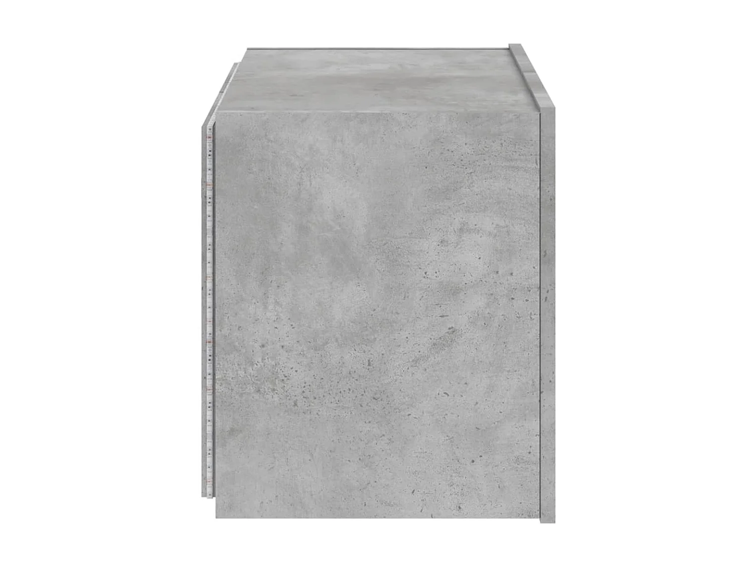 Gerben  Tv-wandmeubel met LED-verlichting 60x35x41 cm betongrijs