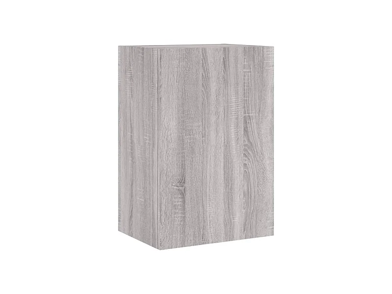 Chaffee  Meuble TV mural sonoma gris 40,5x30x60 cm bois d'ingénierie