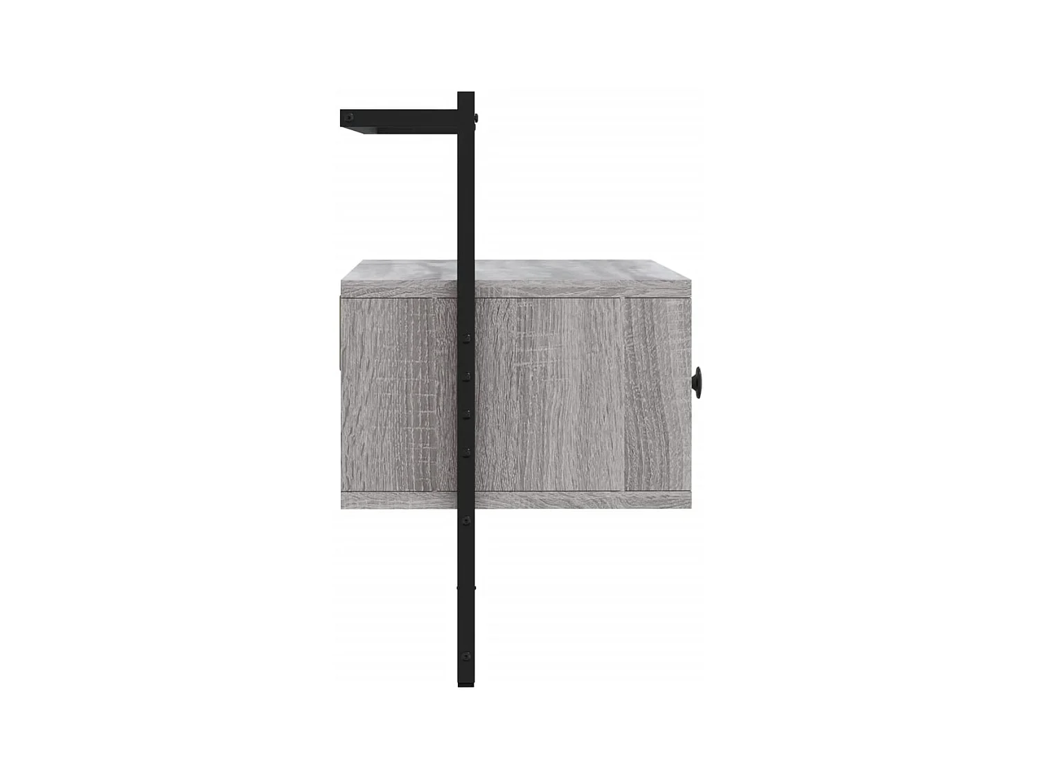 Randers  Meuble TV mural sonoma gris 60,5x30x51 cm bois d'ingénierie