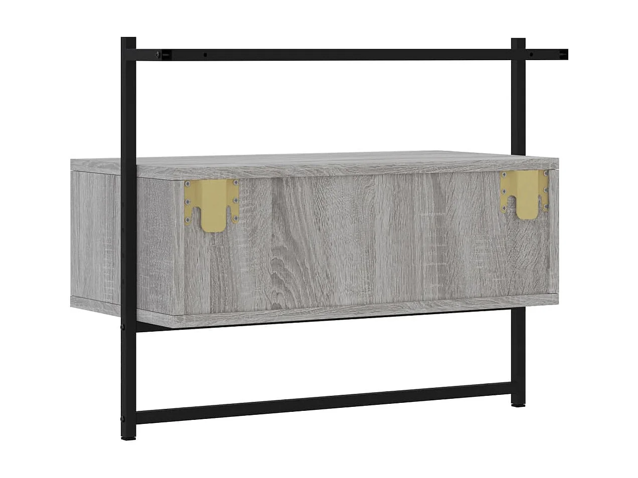 Randers  Meuble TV mural sonoma gris 60,5x30x51 cm bois d'ingénierie