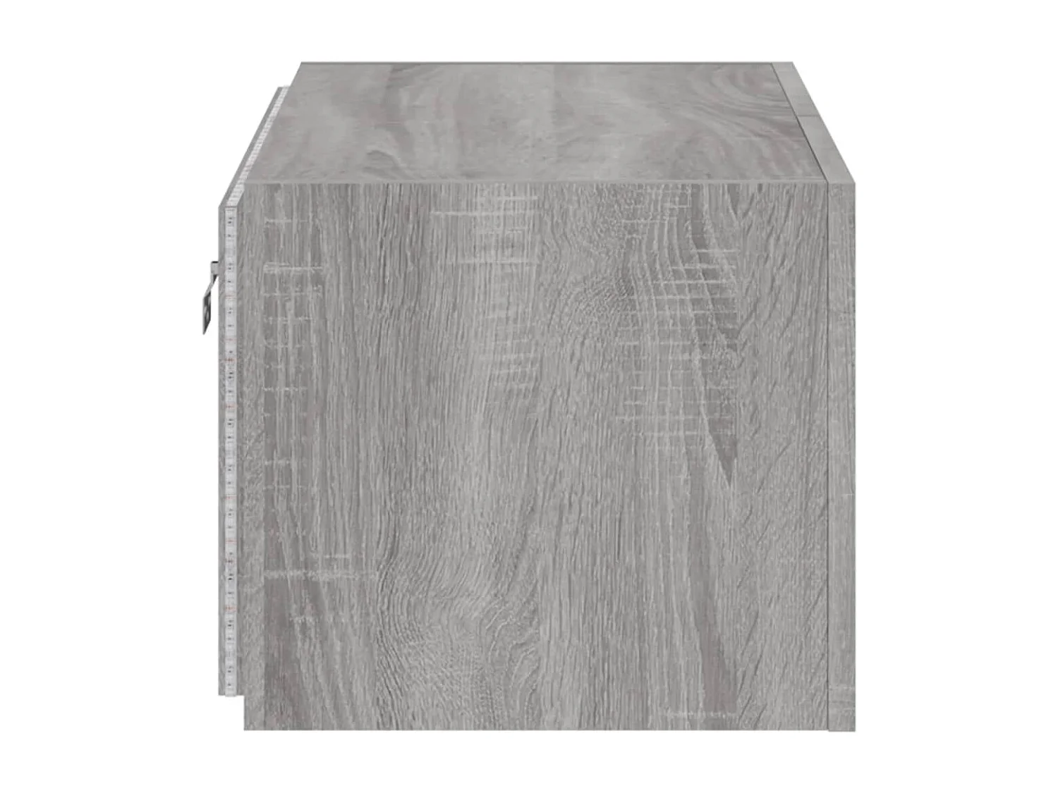 Gerben  Meuble TV mural avec lumières LED sonoma gris 60x35x31 cm