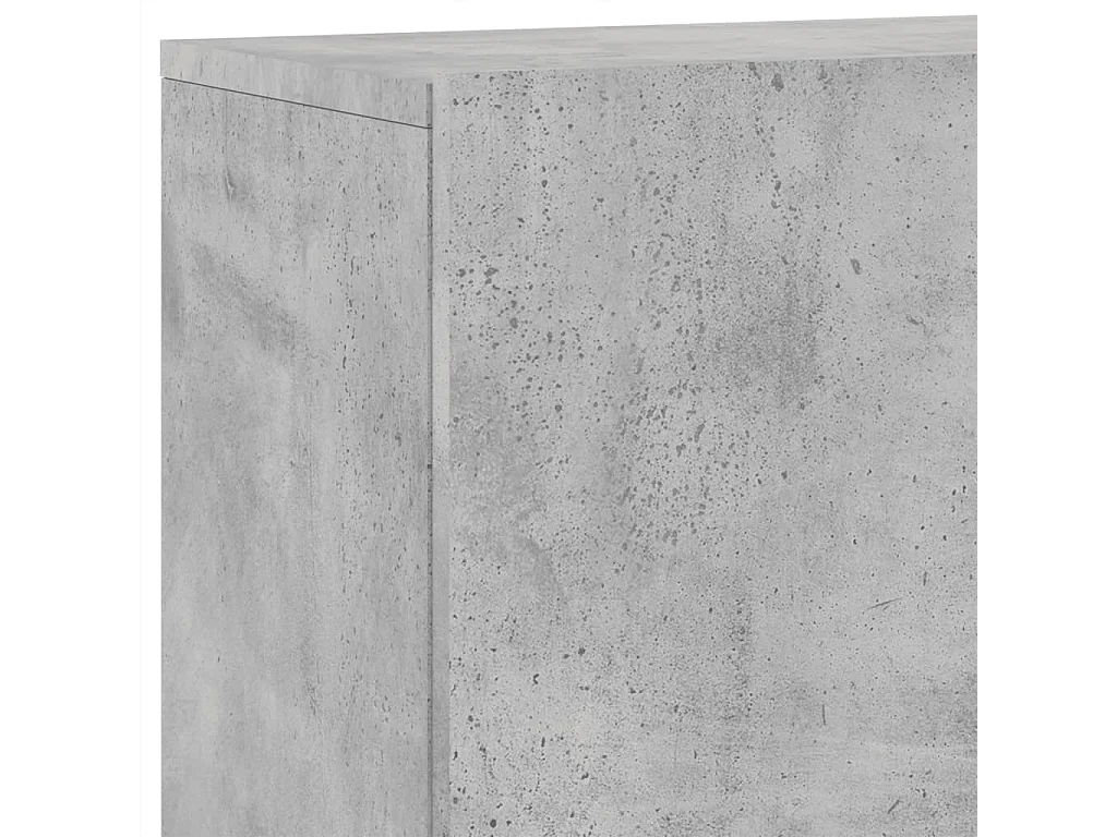 American Canyon  Mueble para TV de pared gris hormigón 100x30x41 cm
