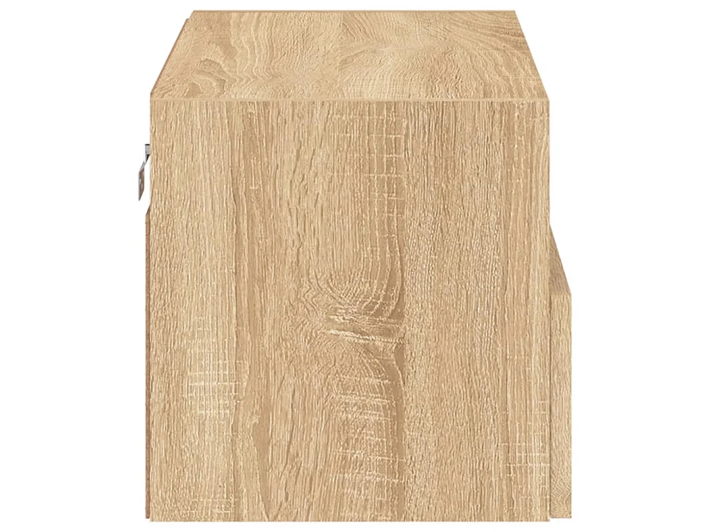 Sil  Meuble TV mural chêne sonoma 60x30x30 cm bois d'ingénierie
