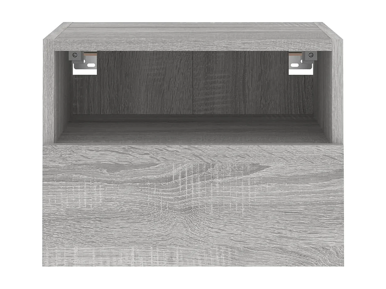 Sil  Tv-wandmeubels 2 st 40x30x30 cm bewerkt hout grijs sonoma