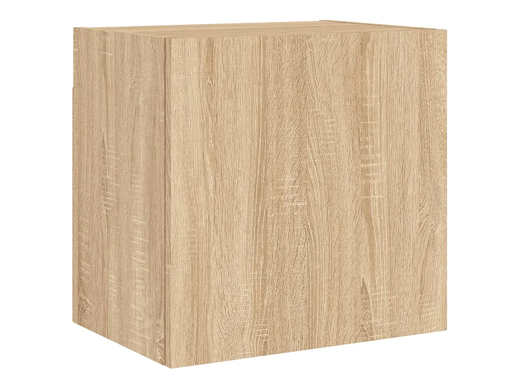 Chaffee  Meuble TV mural chêne sonoma 40,5x30x40 cm bois d'ingénierie