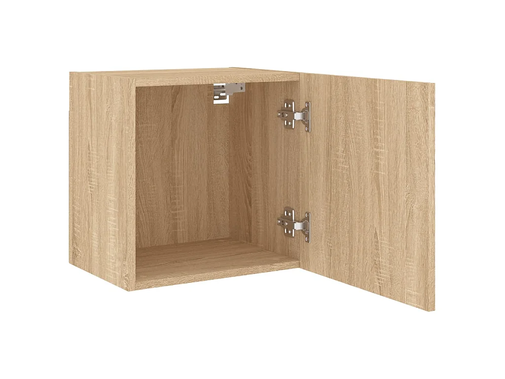 Chaffee  Meuble TV mural chêne sonoma 40,5x30x40 cm bois d'ingénierie