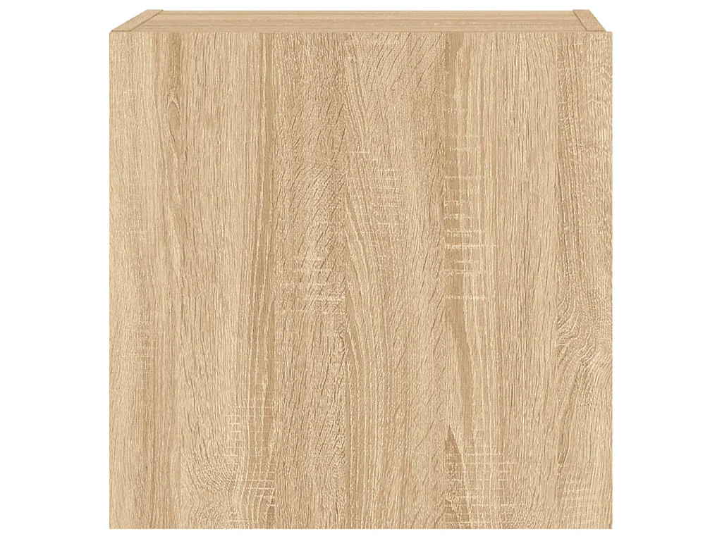 Chaffee  Meuble TV mural chêne sonoma 40,5x30x40 cm bois d'ingénierie