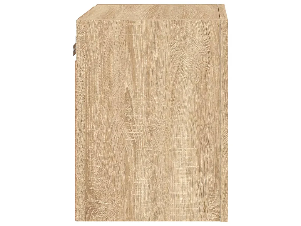 Chaffee  Meuble TV mural chêne sonoma 40,5x30x40 cm bois d'ingénierie