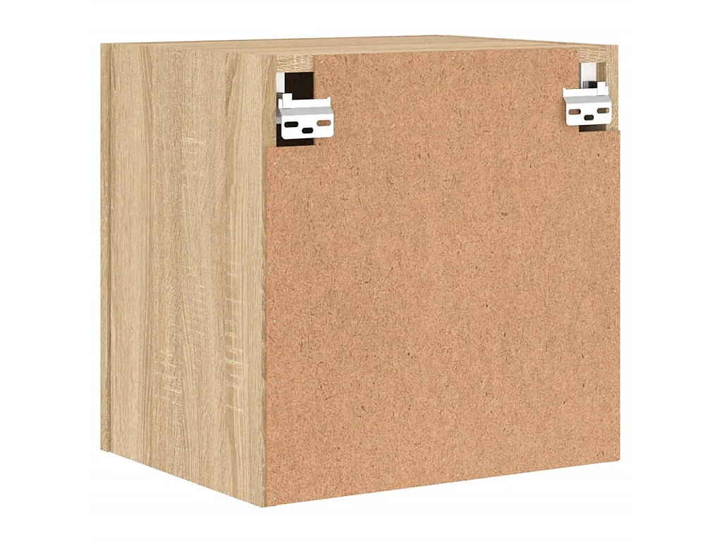 Chaffee  Meuble TV mural chêne sonoma 40,5x30x40 cm bois d'ingénierie