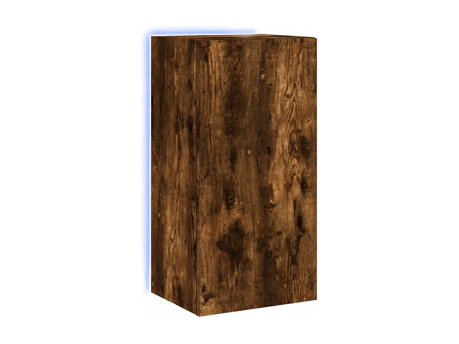 Gerben  Tv-wandmeubel met LED-verlichting 40,5x35x80 cm gerookt eiken