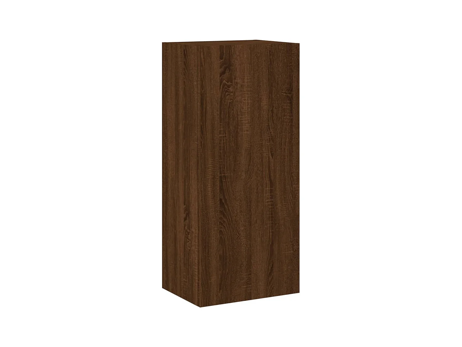 Chaffee  Meuble TV mural chêne marron 40,5x30x90 cm bois d'ingénierie