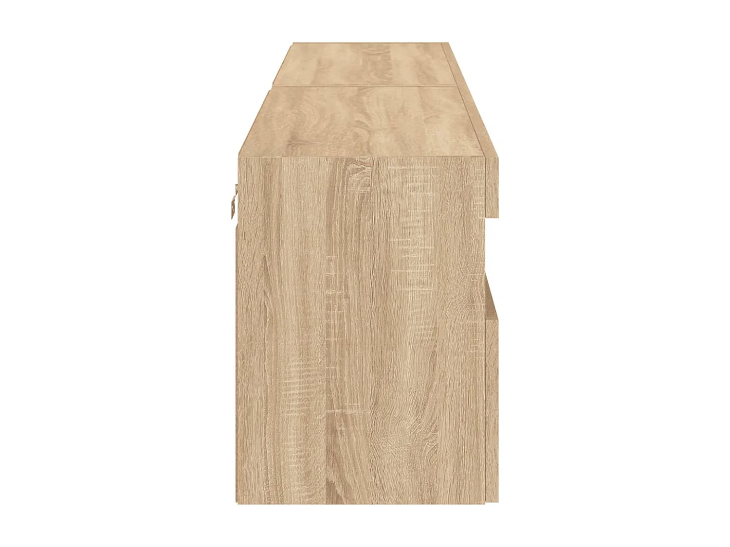 Ølstykke  Tv-wandmeubels met LED 2 st 80x30x40 cm sonoma eikenkleurig