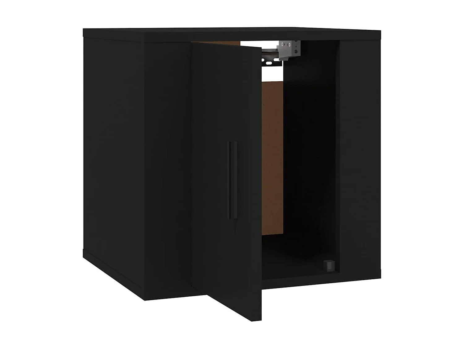 Murk  Tv-wandmeubels 2 st 40x34,5x40 cm zwart