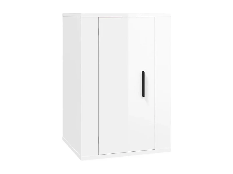 Murk  Tv-wandmeubel 40x34,5x60 cm hoogglans wit