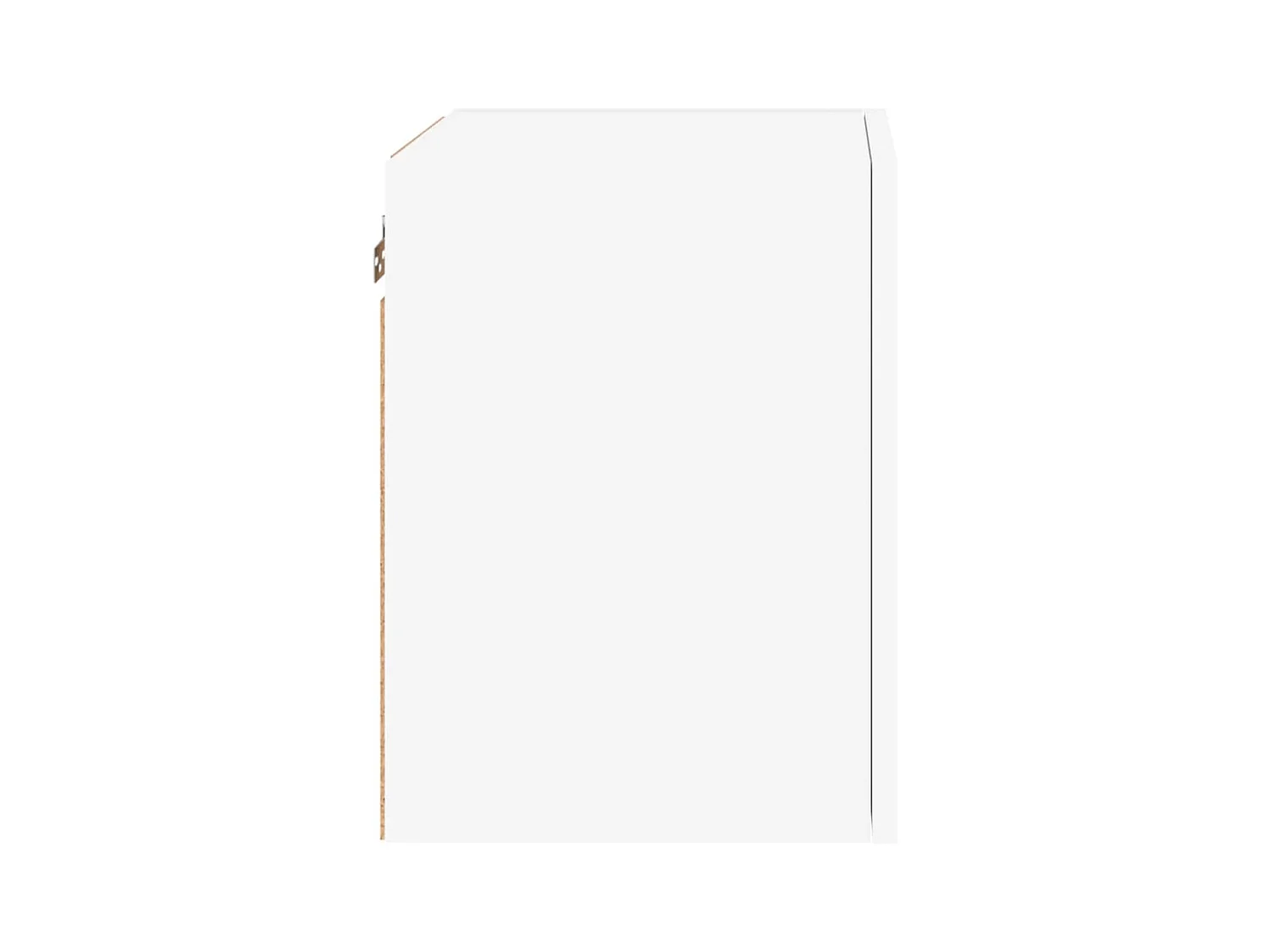 Chaffee  Meuble TV mural blanc 40,5x30x40 cm bois d'ingénierie