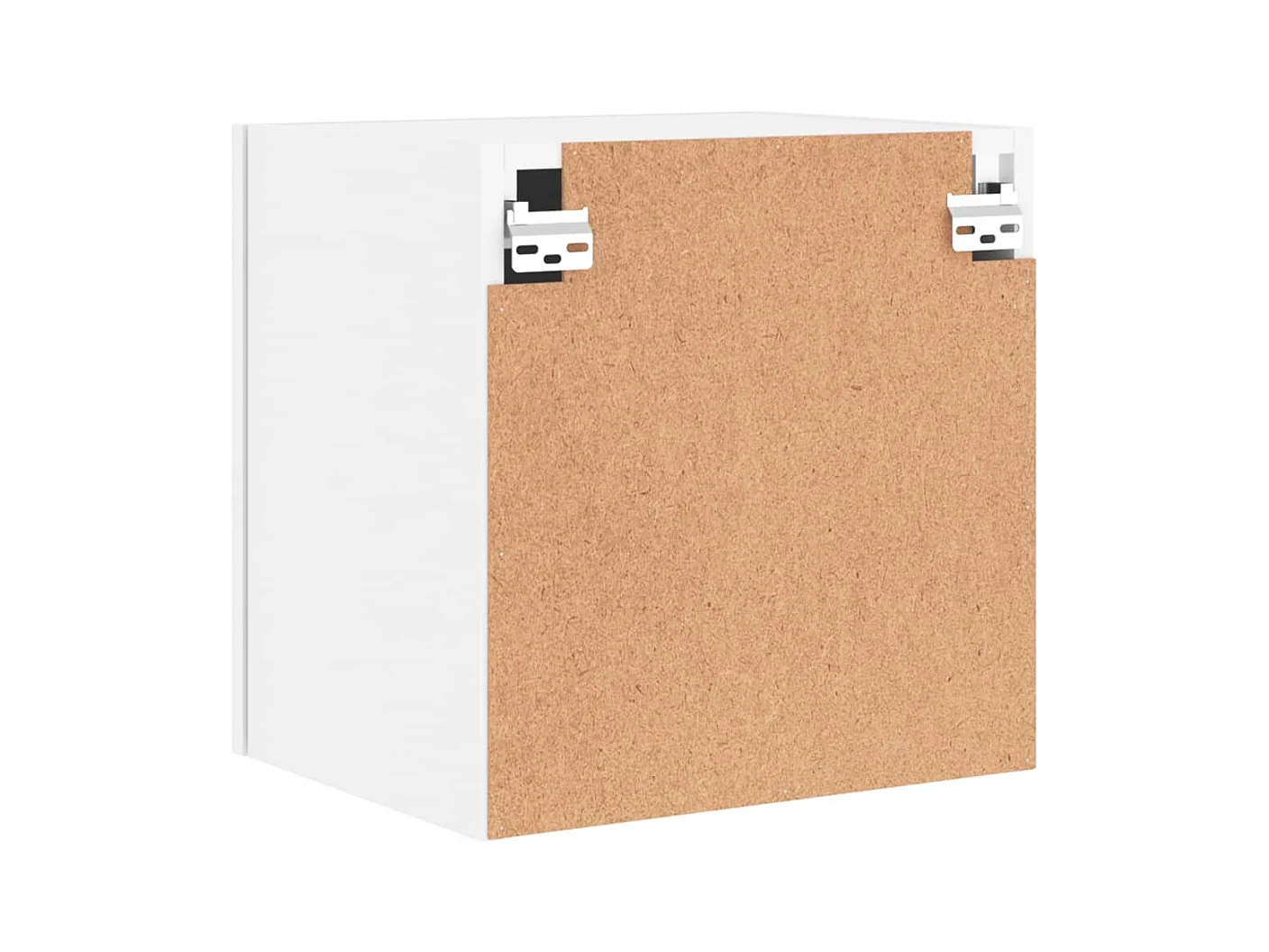 Chaffee  Meuble TV mural blanc 40,5x30x40 cm bois d'ingénierie