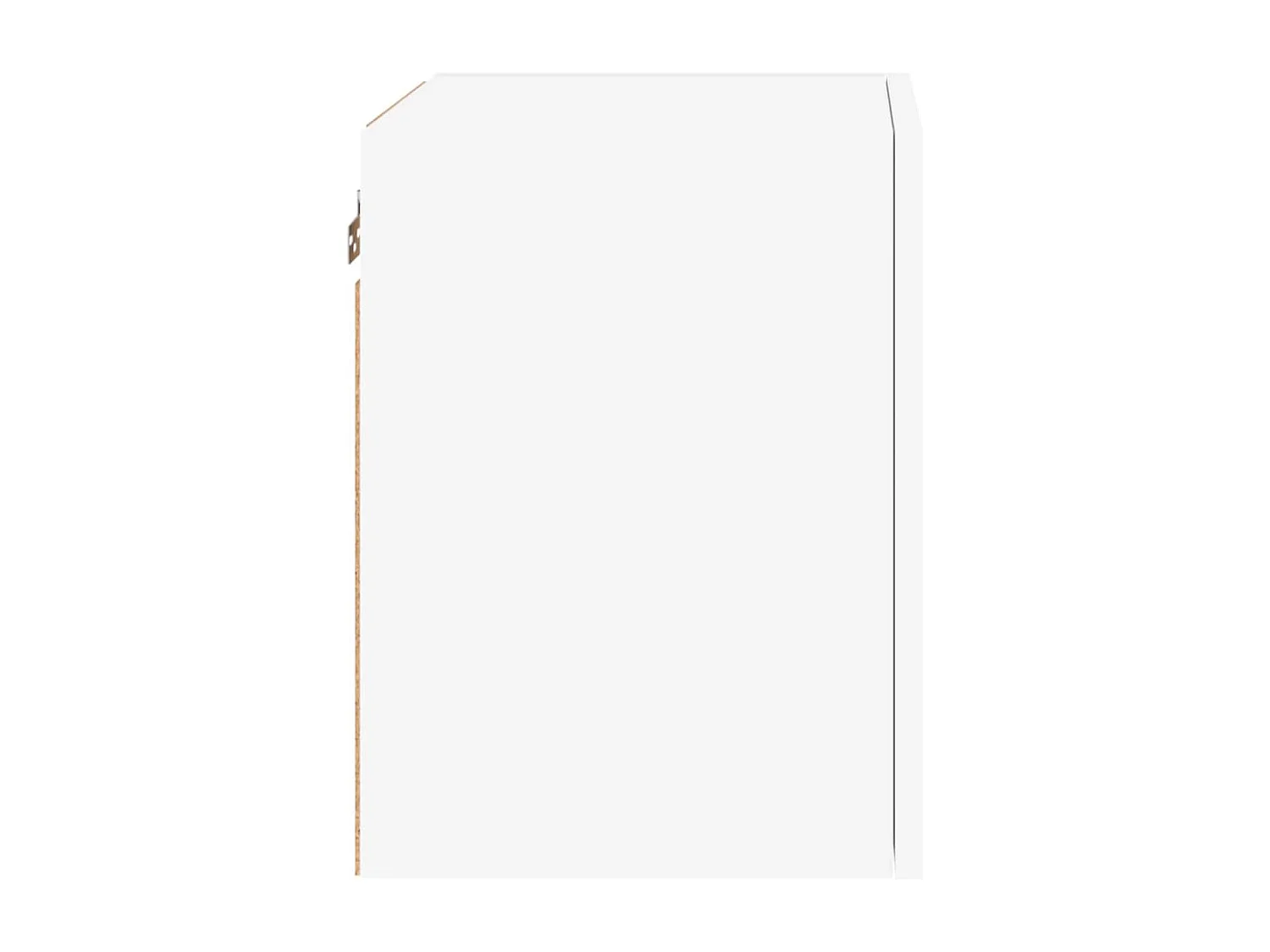 Chaffee  Meuble TV mural blanc 40,5x30x40 cm bois d'ingénierie