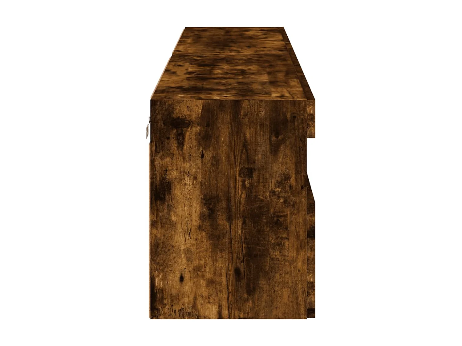Ølstykke  Tv-wandmeubels met LED 2 st 80x30x40 cm gerookt eikenkleurig