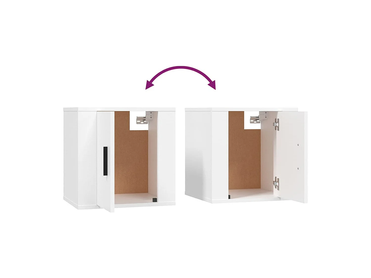 Murk  Tv-wandmeubel 40x34,5x40 cm wit