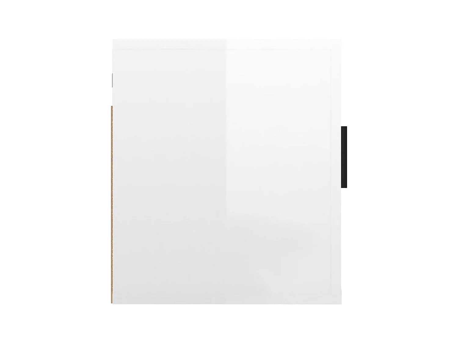 Murk  Mueble para TV de pared blanco brillante 40x34,5x40 cm