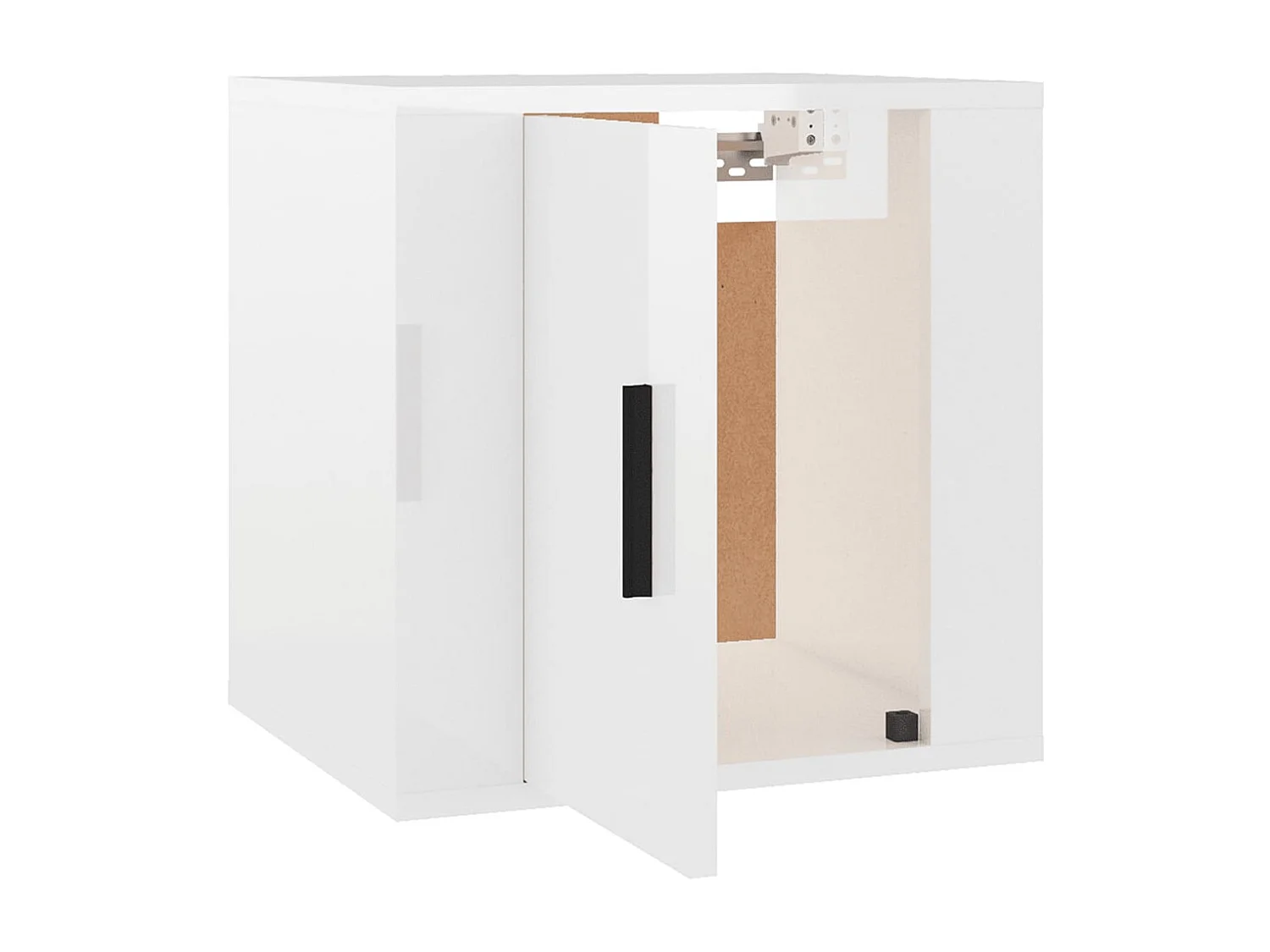 Murk  Tv-wandmeubel 40x34,5x40 cm hoogglans wit