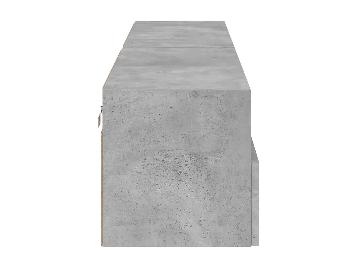 Sil  Meubles TV muraux 2 pcs gris béton 80x30x30cm bois d'ingénierie