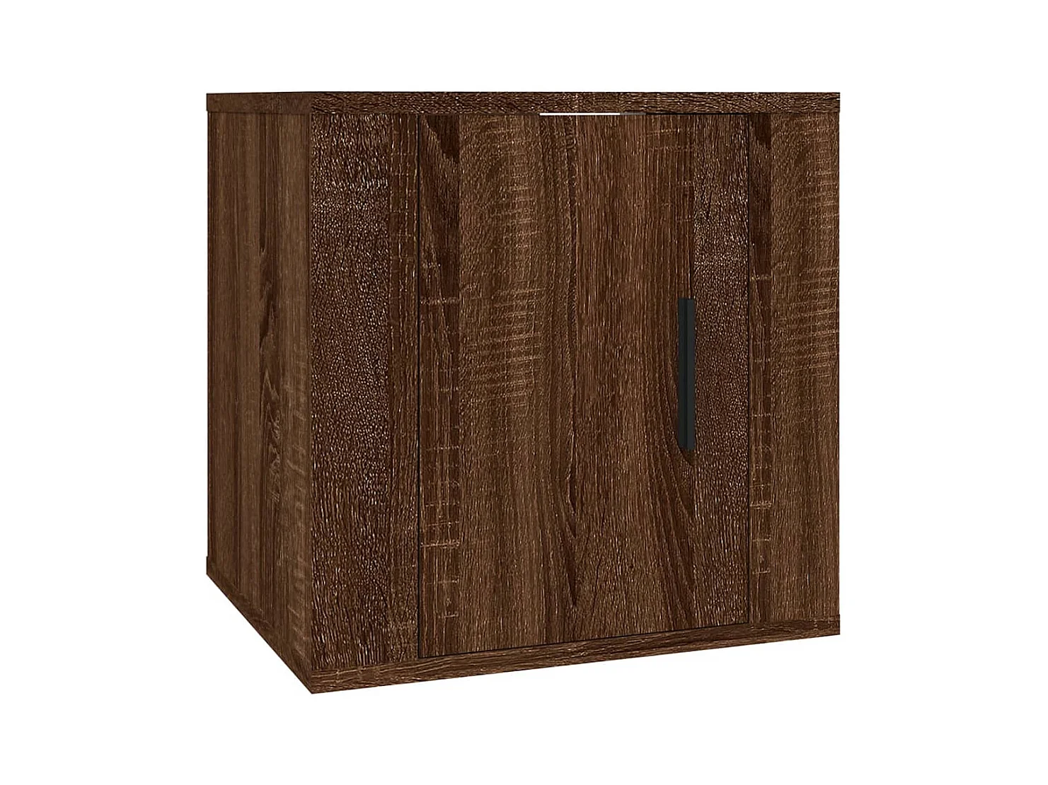 Murk  Meuble TV mural Chêne marron 40x34,5x40 cm