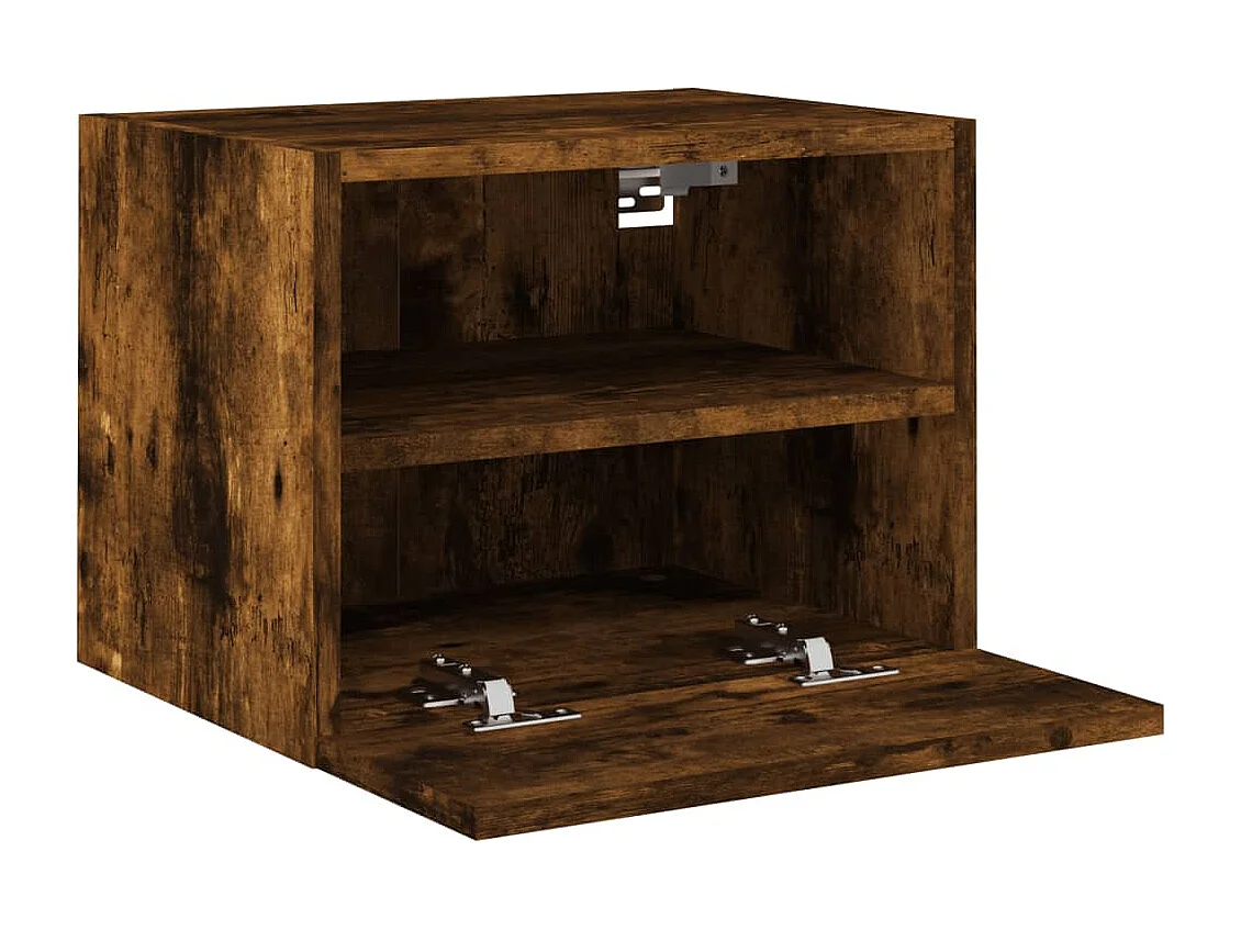 Sil  Meubles TV muraux 2 pcs chêne fumé 40x30x30cm bois d'ingénierie