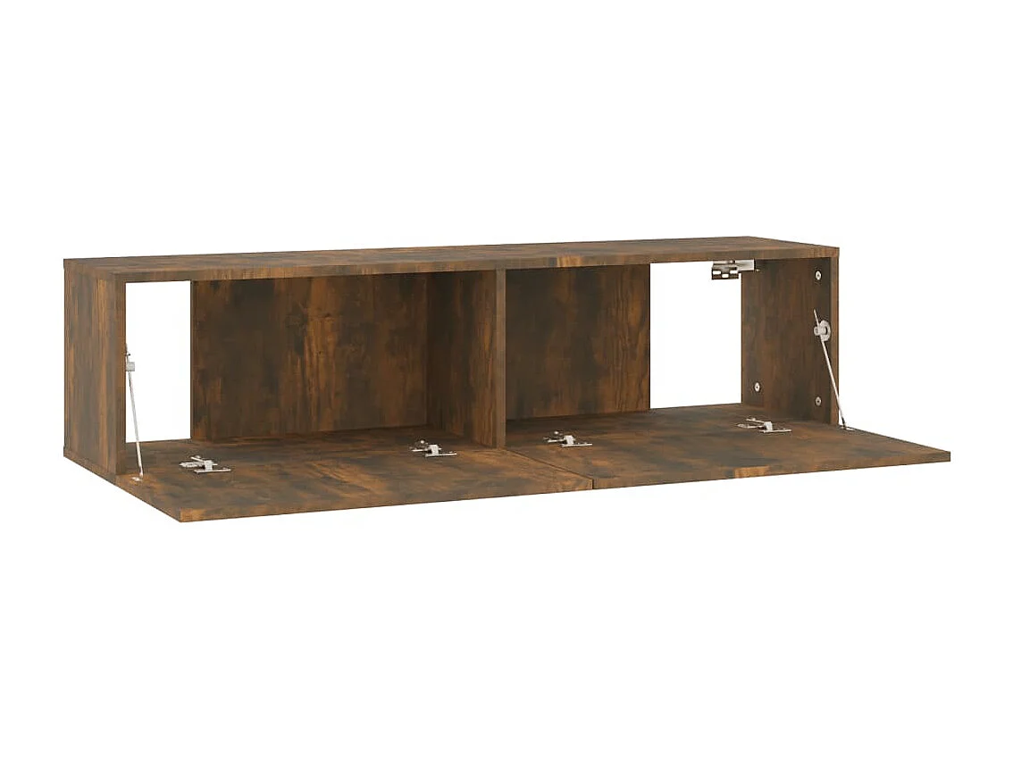 Mitchel  Tv-wandmeubel 120x30x30 cm bewerkt hout gerookt eikenkleurig