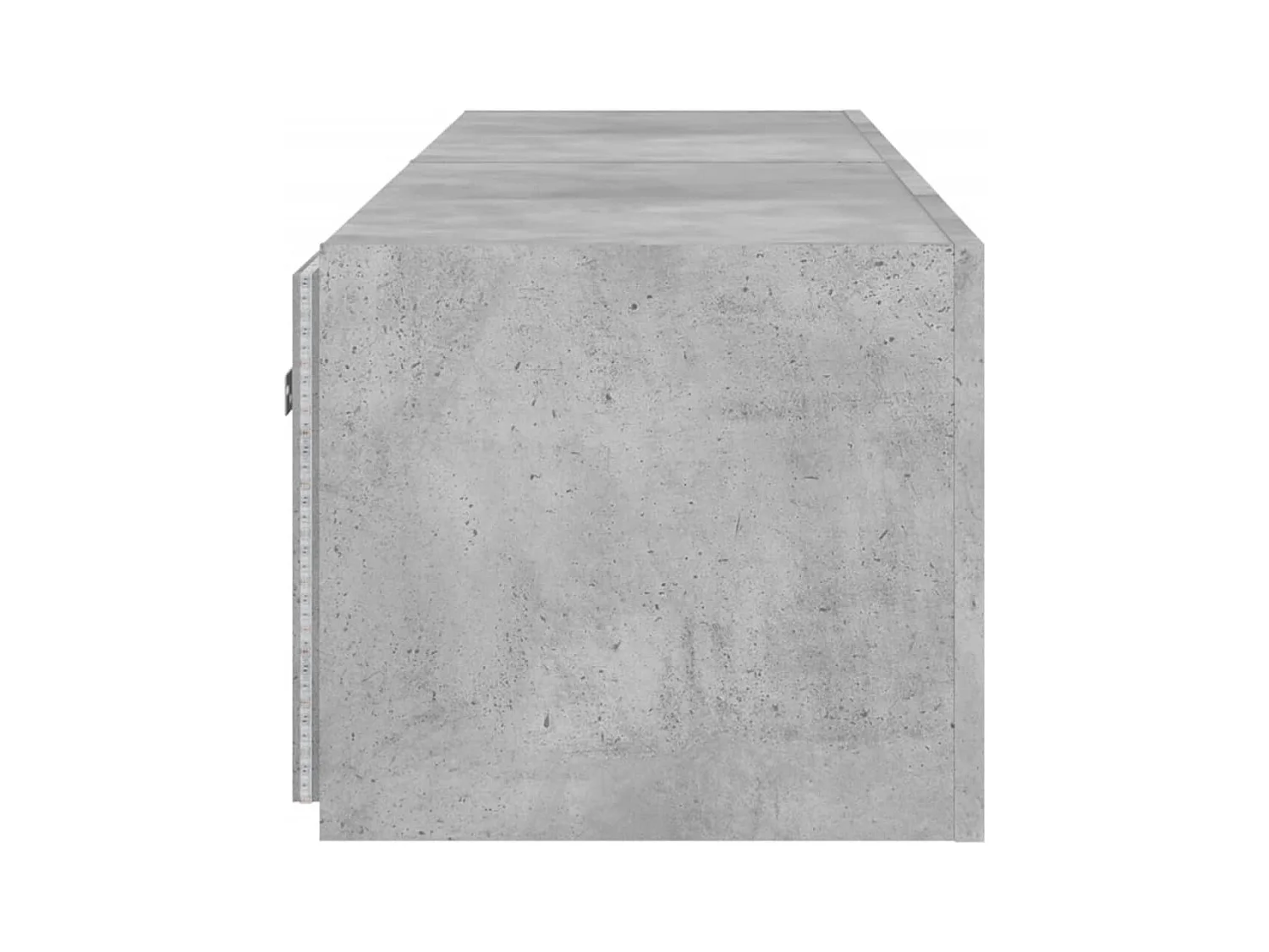 Gerben  Tv-wandmeubels met LED-verlichting 2 st 80x35x31 cm betongrijs