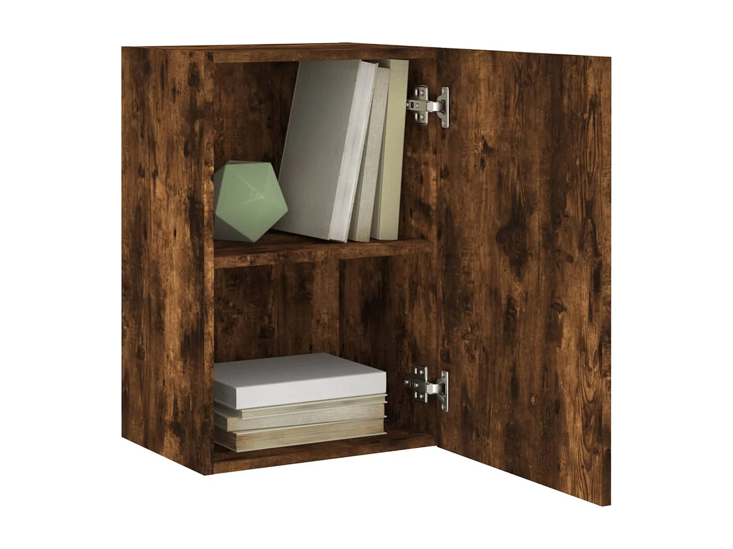 Chaffee  Tv-wandmeubel 40,5x30x60 cm bewerkt hout gerookt eikenkleurig