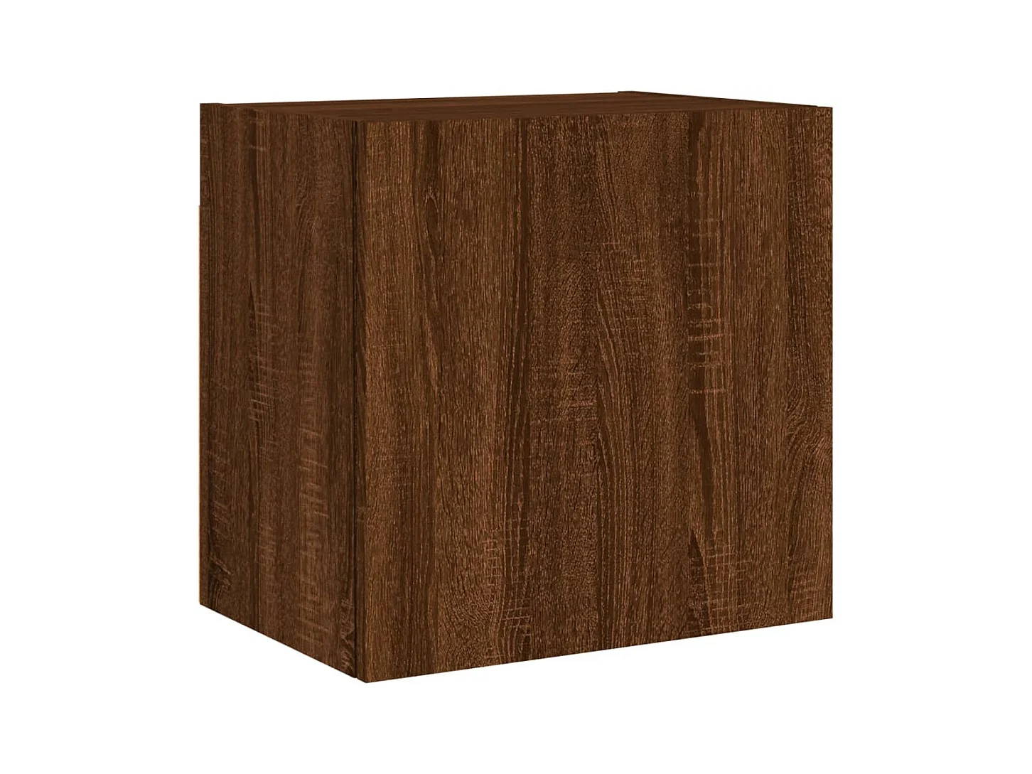 Chaffee  Meuble TV mural chêne marron 40,5x30x40 cm bois d'ingénierie
