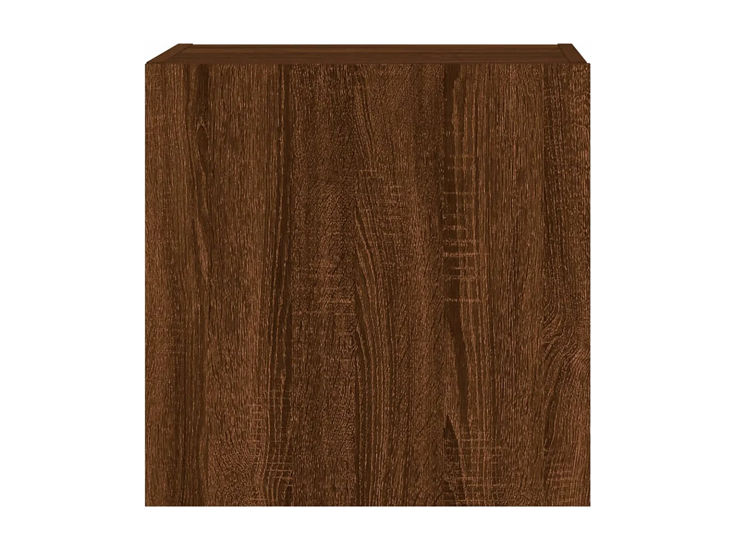 Chaffee  Meuble TV mural chêne marron 40,5x30x40 cm bois d'ingénierie