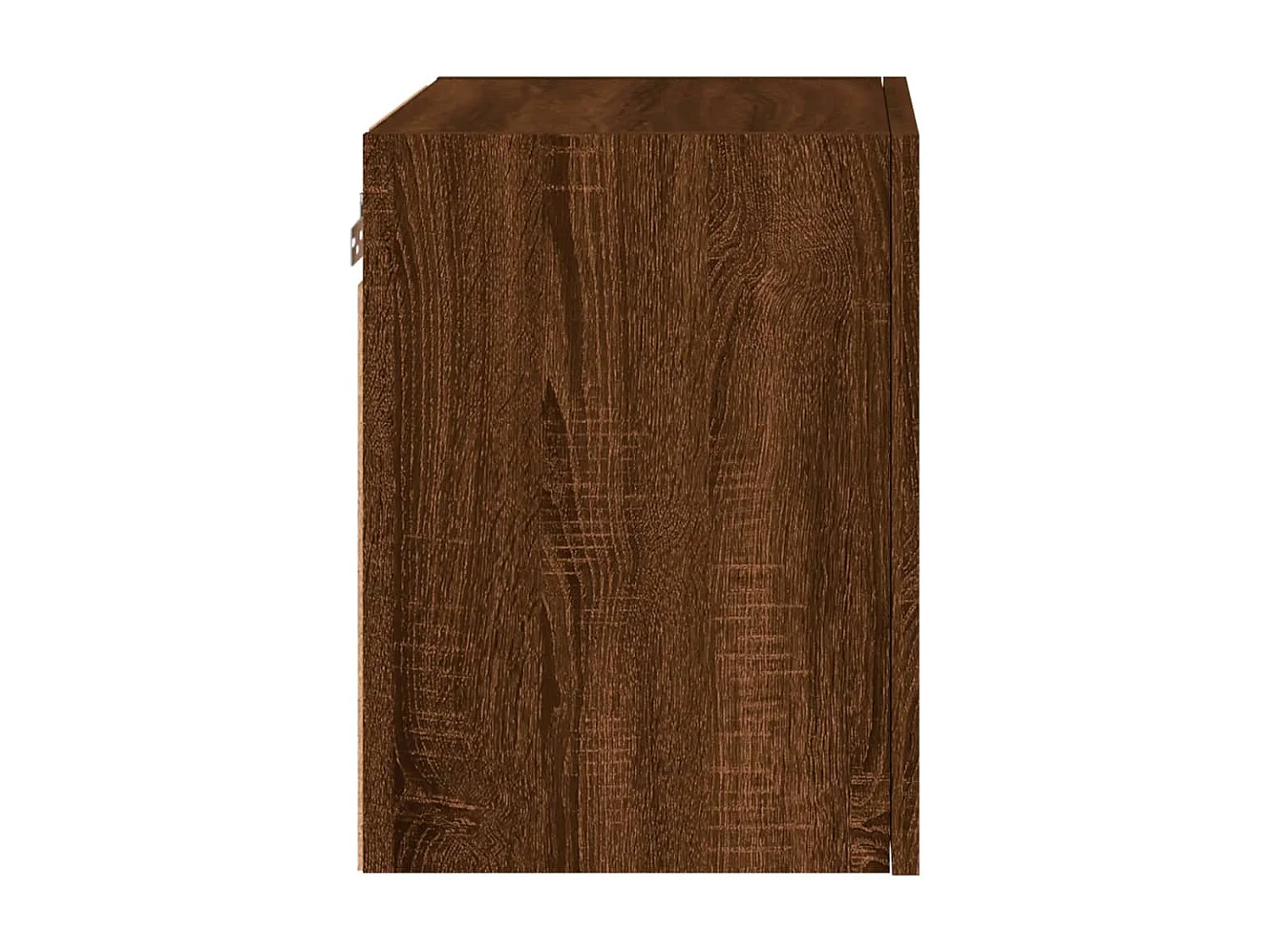 Chaffee  Meuble TV mural chêne marron 40,5x30x40 cm bois d'ingénierie