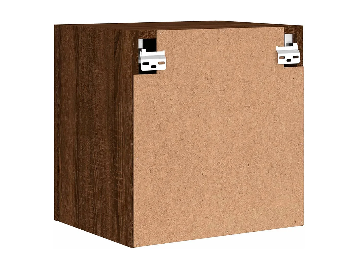 Chaffee  Meuble TV mural chêne marron 40,5x30x40 cm bois d'ingénierie