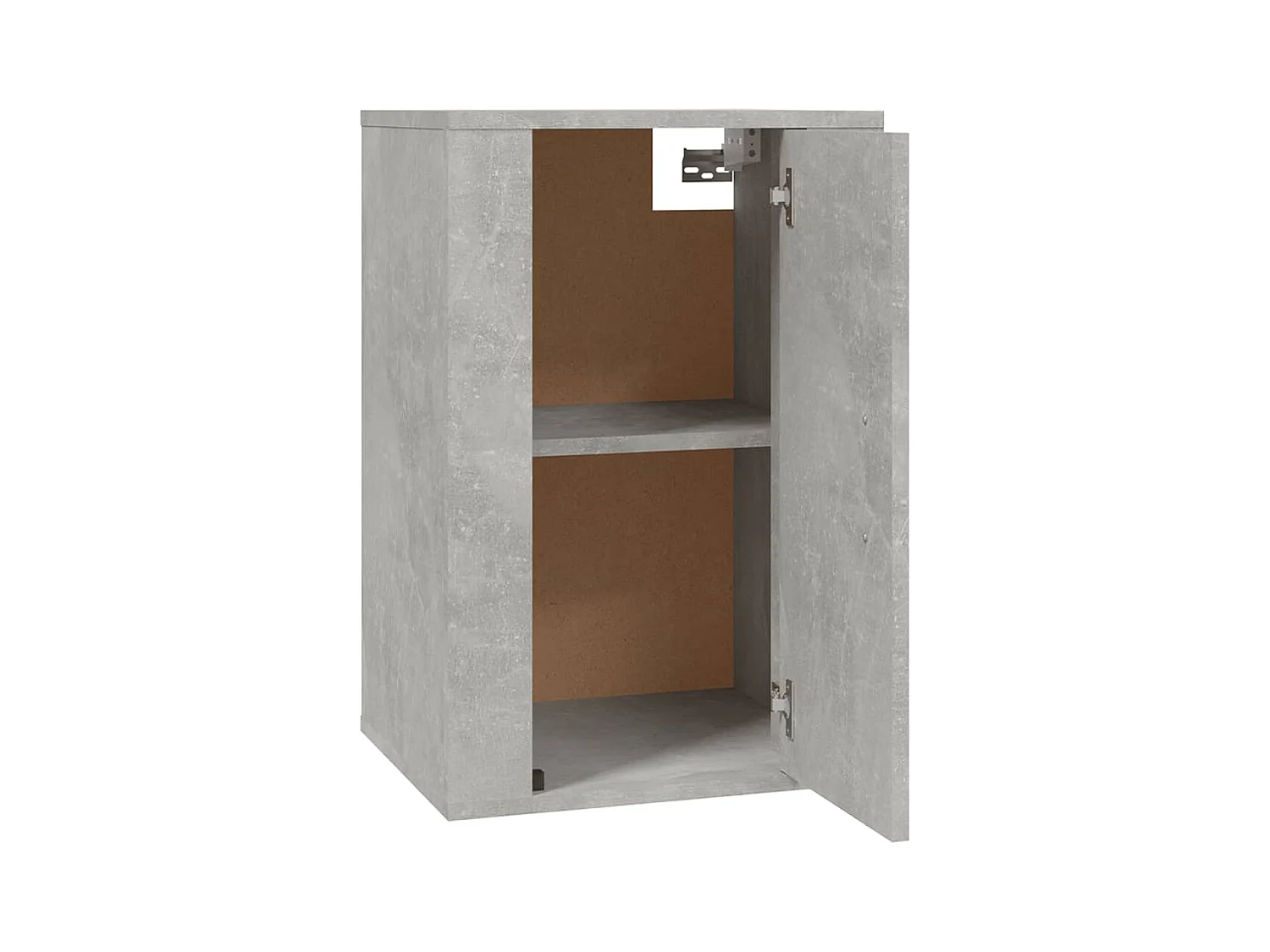 Murk  Muebles para TV de pared 2 uds gris hormigón 40x34,5x60 cm