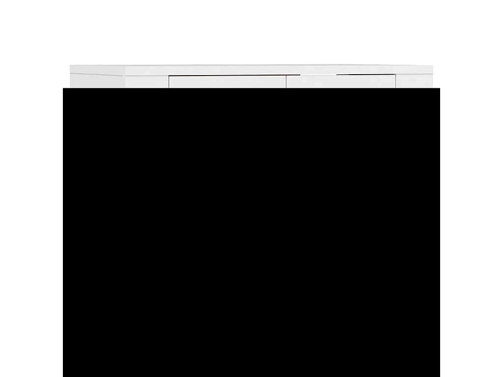 Crofton  Meubles TV muraux 2 pcs blanc 57x34,5x40 cm