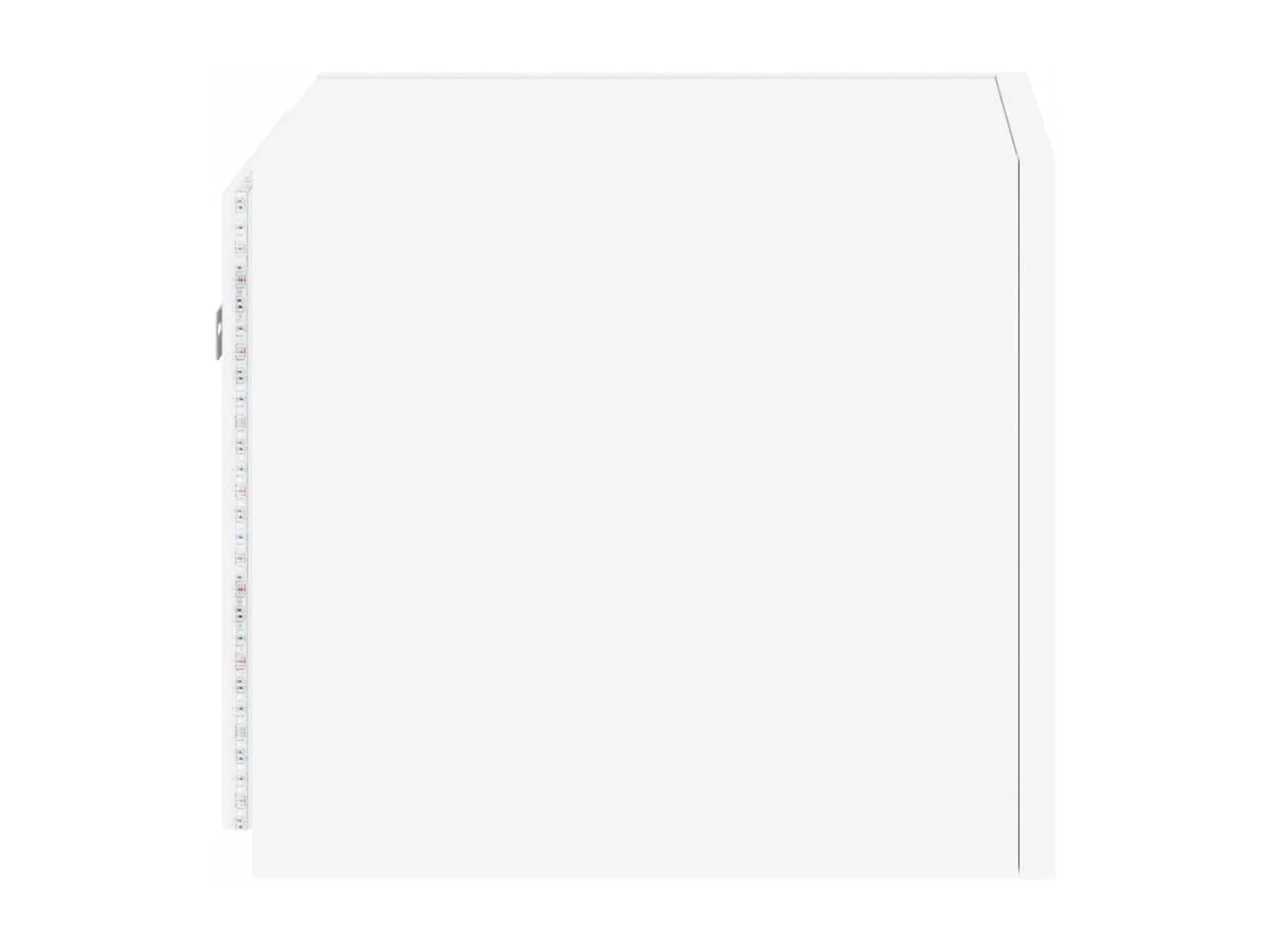 Gerben  Tv-wandmeubel met LED-verlichting 100x35x30 cm wit