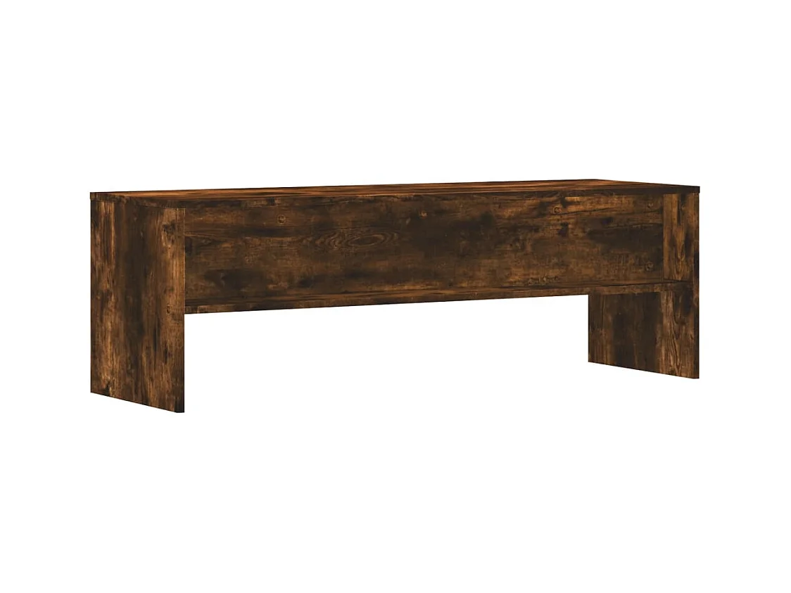 Kobe  Meuble TV chêne fumé 120x40x40 cm bois d'ingénierie