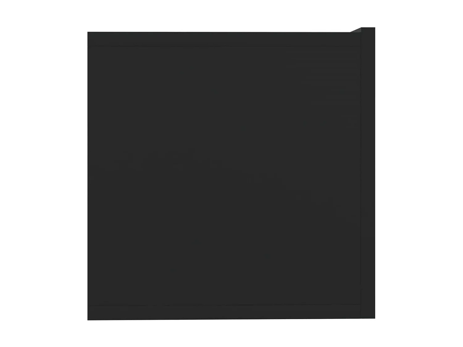 Ballinger  Meubles TV 2 pcs Noir 80x30x30 cm Bois d'ingénierie