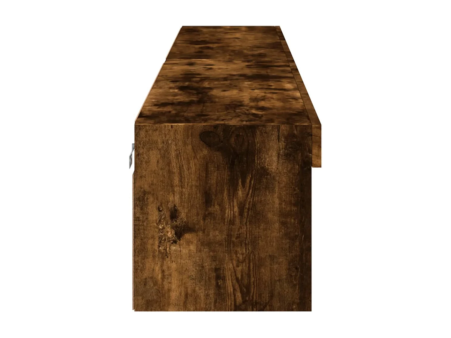 Mano  Meubles TV avec lumières LED 2 pcs chêne fumé 100x30x30 cm