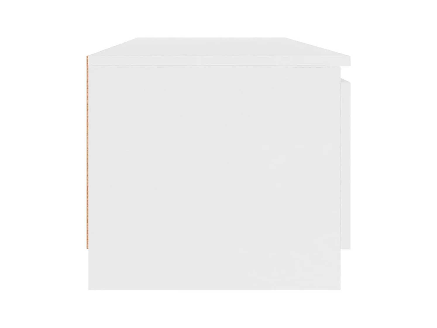 Kingman  Tv-meubel 140x40x35,5 cm bewerkt hout wit