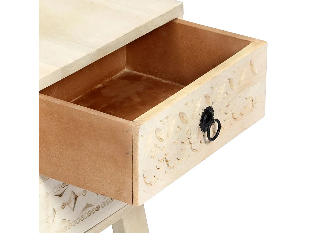 Garden Furniture -  Tv-meubel 110x30x44 cm massief mangohout