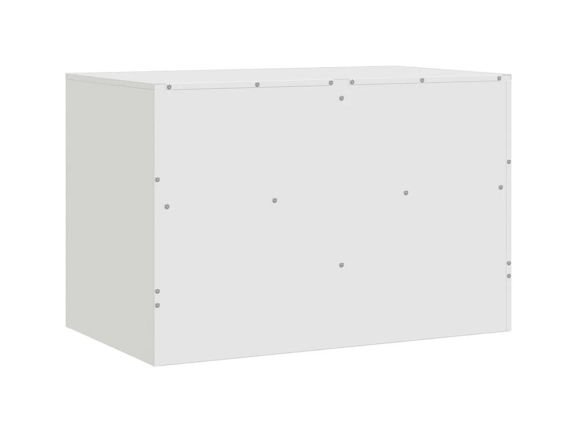 Amelie  Tv-meubelen 2 st 67x39x44 cm staal wit